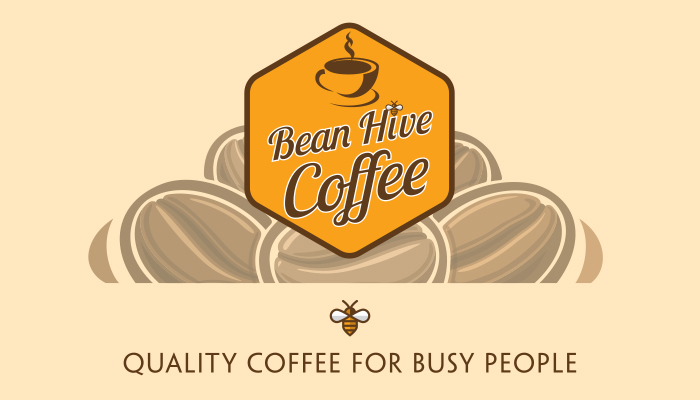 Bean Hive Coffee business card