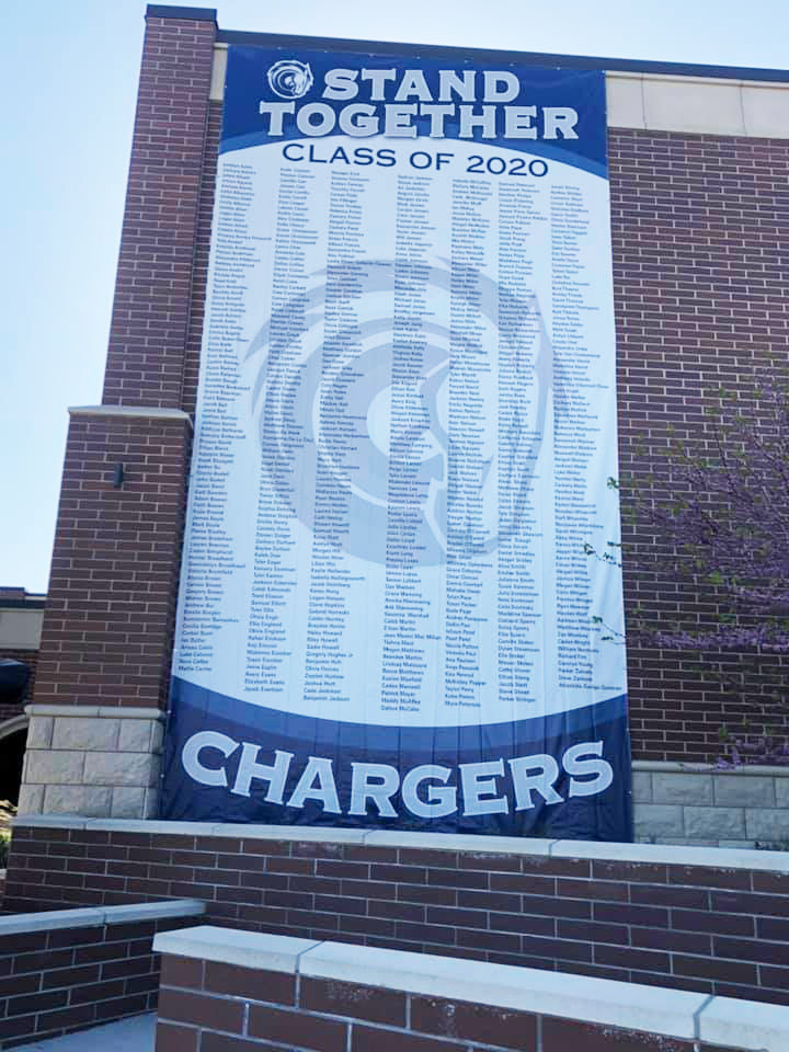 Corner Canyon Graduates Banner Design