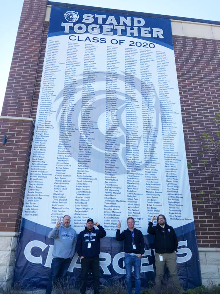 Corner Canyon Graduates Banner Design