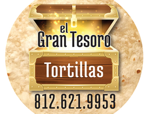 El Gran Tesoro Tortillas Logo Design