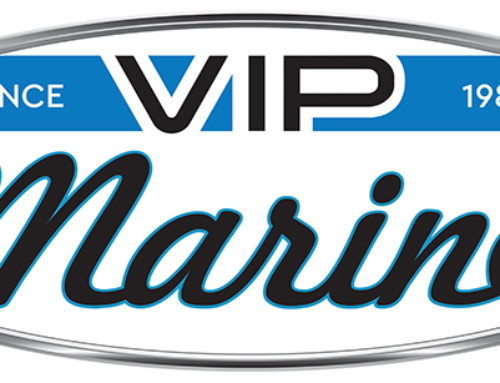 VIP Marine Boat Service Logo and Sign Design