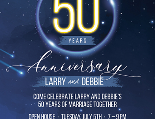 50 Years Wedding Anniversary Design