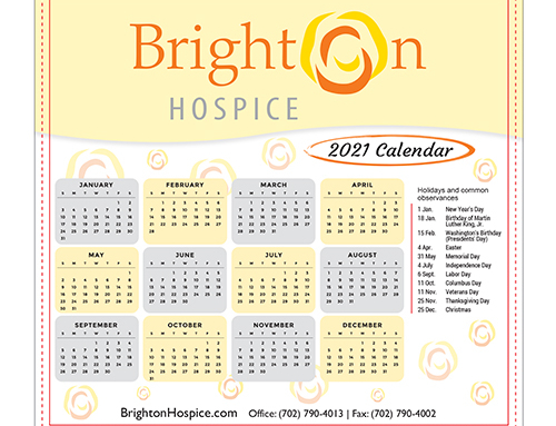 Corporate Mouse Pad Calender Design