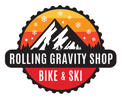 Rolling Gravity Shop Bike and Ski logo